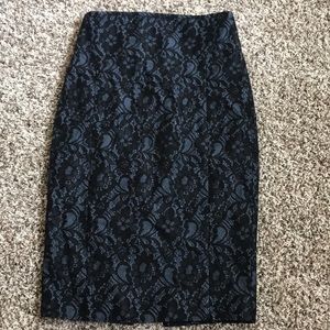 High waisted flower skirt